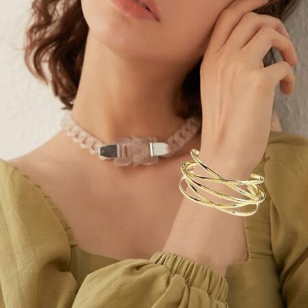 Wrap-style cuff bracelet